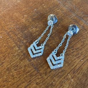 Lia Sophia Silver Dangle Earrings